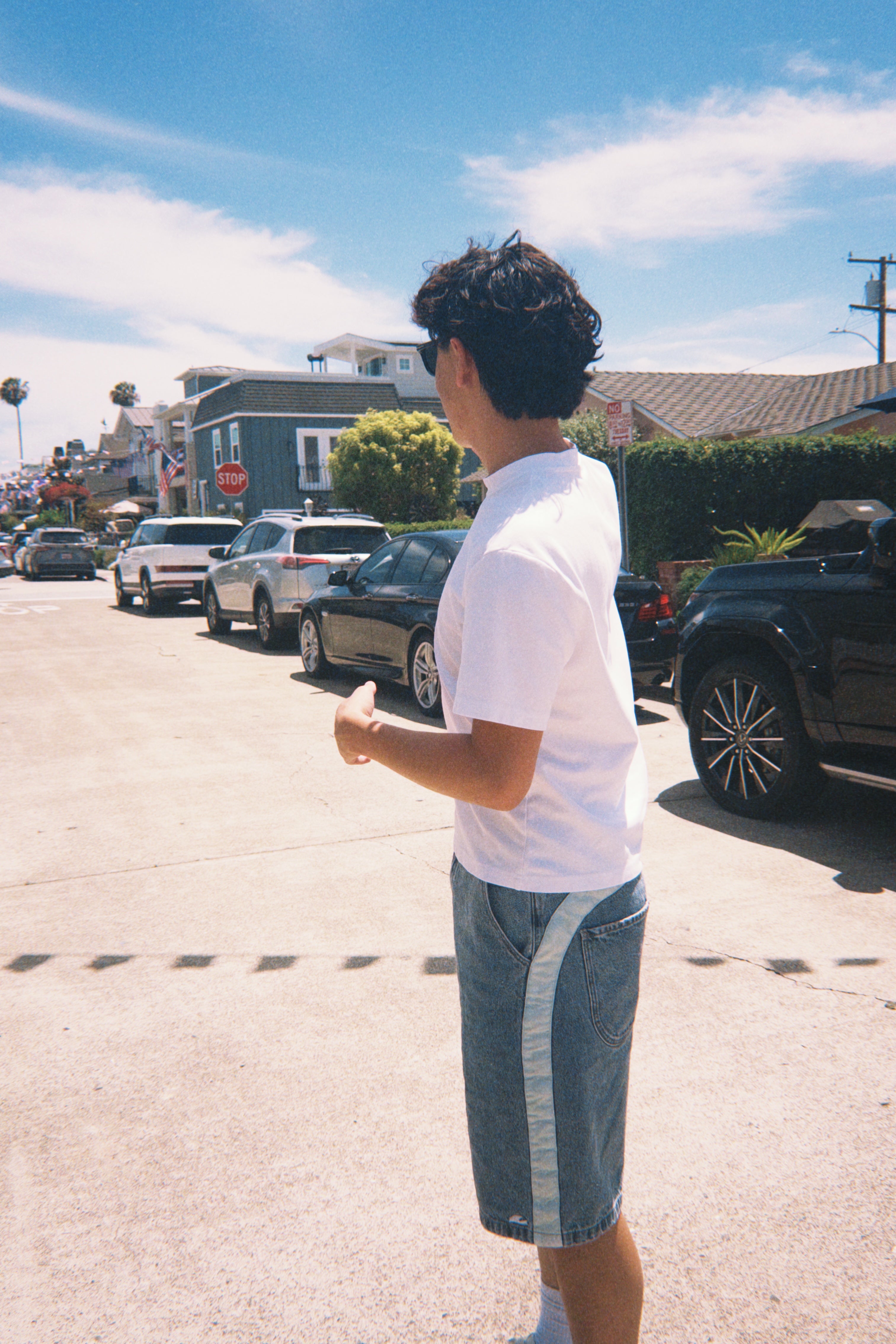 Retro Boardshort Inspired Denim Jorts