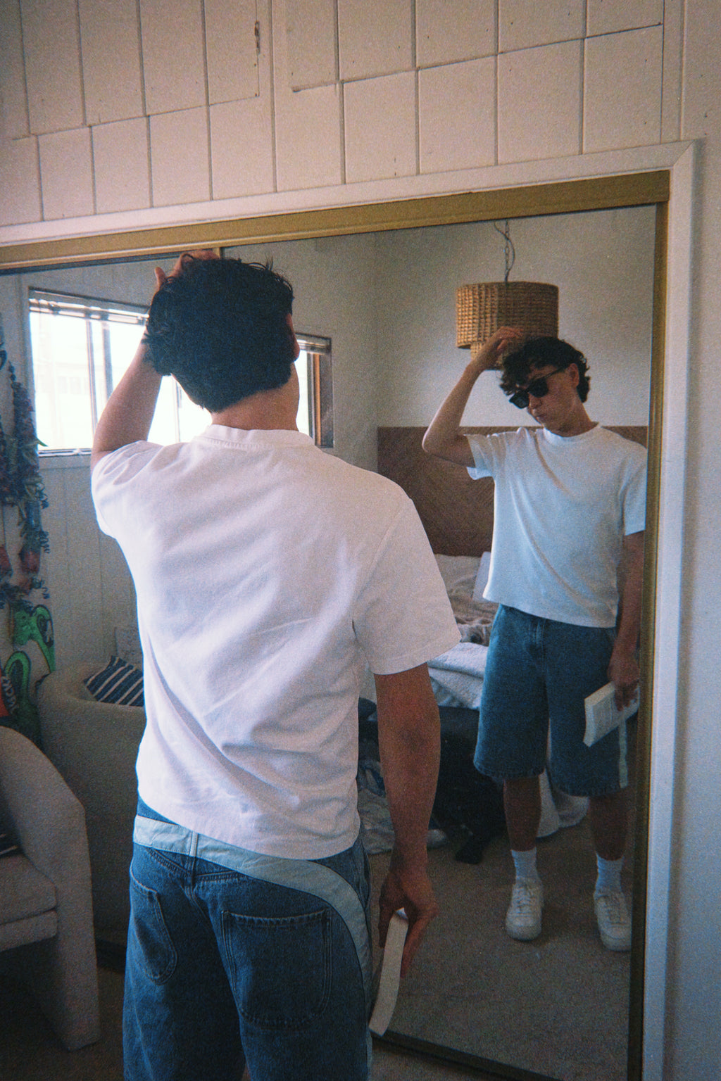 Retro Boardshort Inspired Denim Jorts